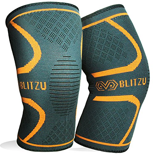 Blitzu Flex Plus Compression Knee Brace for Joint Pain, Meniscus Tear, ACL, MCL
