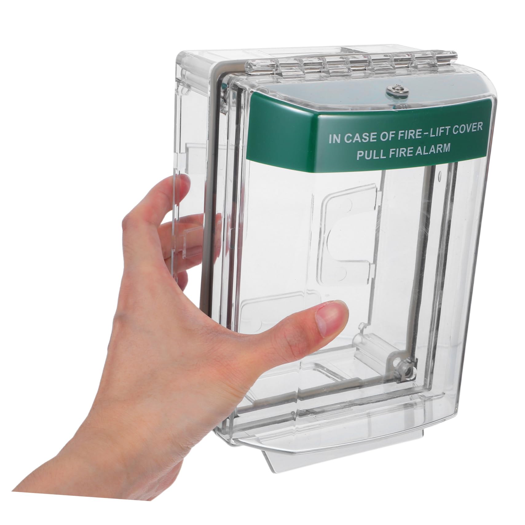 NUOBESTY Capucha Protectora para Interruptor de Parada Funda Plástica para Alarmas y Sistemas de Seguridad