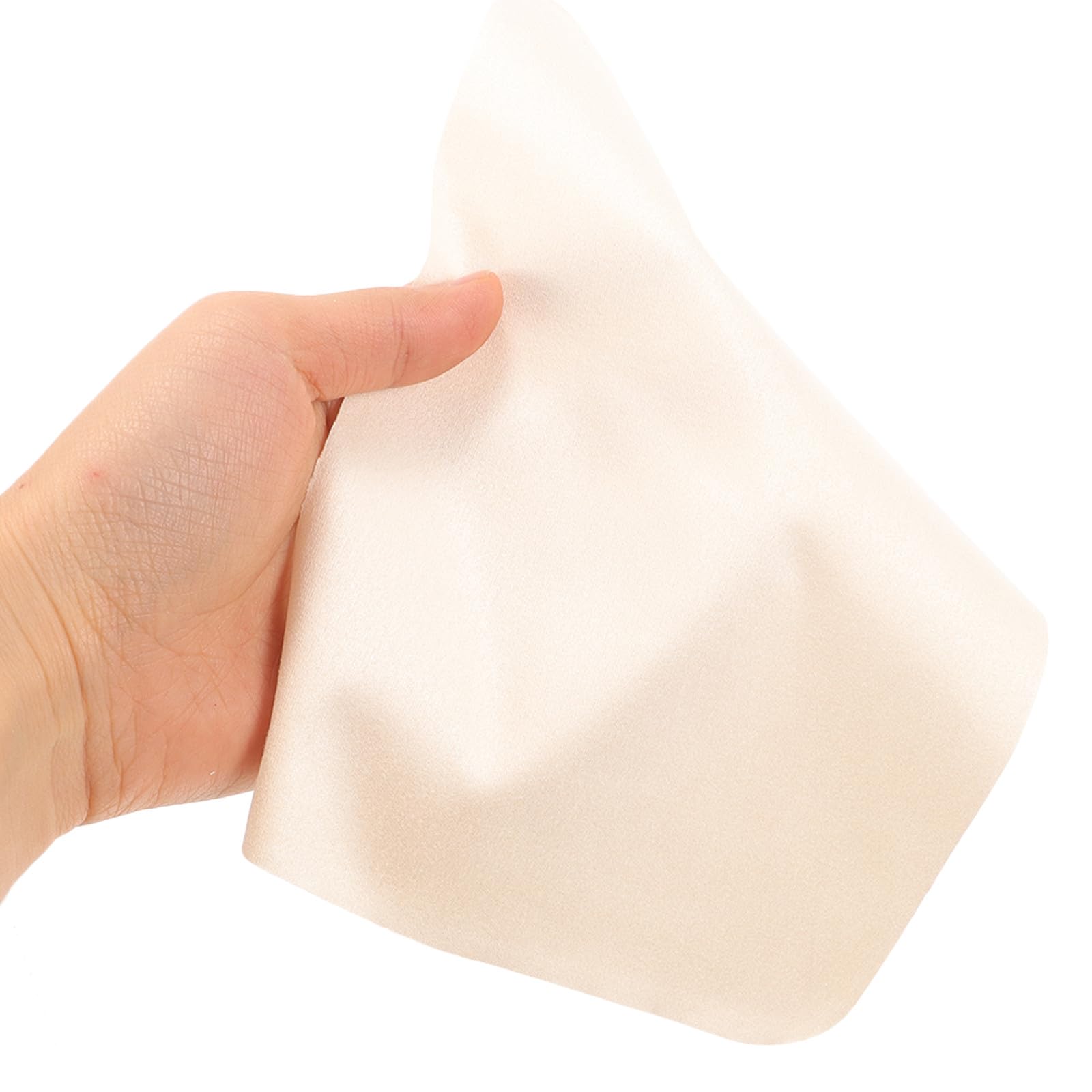 BESTYASH 100 Hojas de Tela de Cerámica Absorbente de Cuero Beige para Manualidades Diy, Herramienta Portátil Adecuado para Alisar y Moldear Barro
