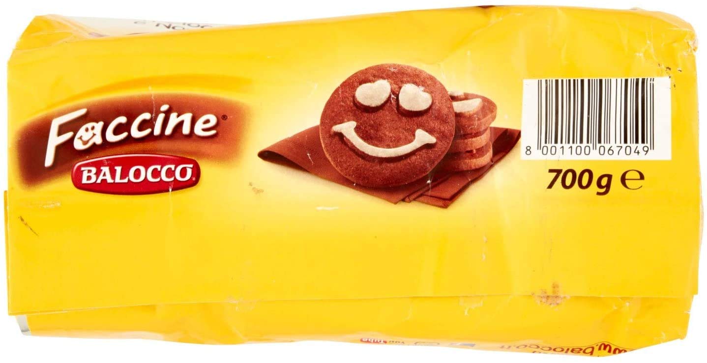 Balocco Biscotti Faccine 6 Pezzi Da 700 Grammi