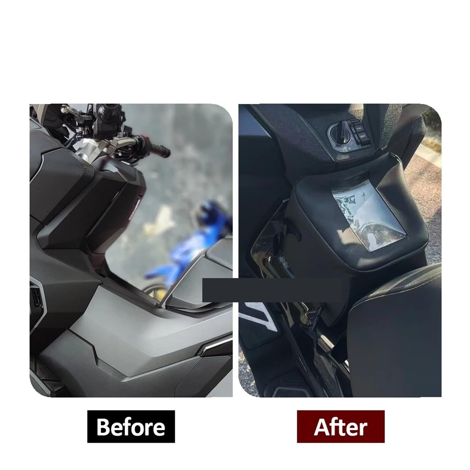 Borsa Moto Per ADV 350 ADV350 NSS350 NSS Accessori Per Scooter Moto Borsa Da Serbatoio Per Carburante Viaggio Nera Selle Moto Bagagli