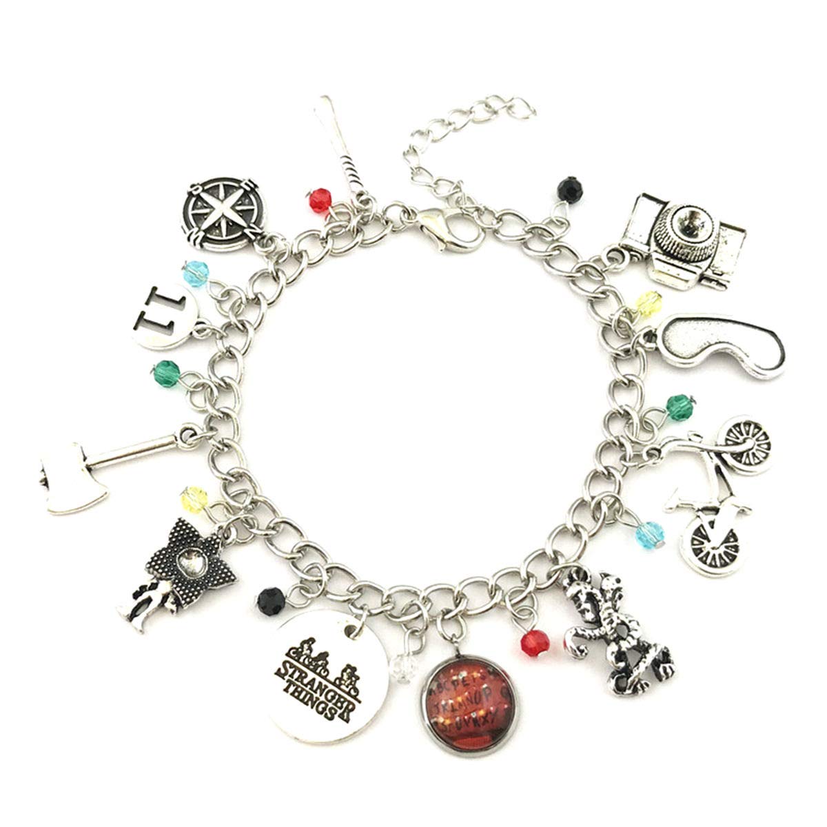 AYJBDGRUniverse of Fandoms Horror Strange Thing Charm bracelet Gifts for Women girl
