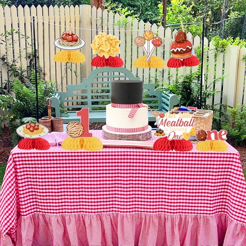 Centros de mesa de panal de albóndigas para decorar cumpleaños infantiles 4