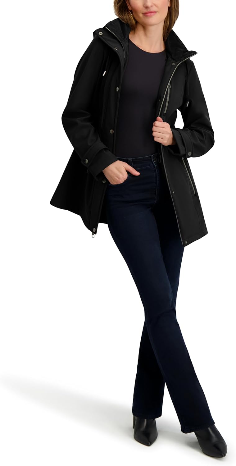 Nautica Women's Soft Shell with Bib/Hood - Image 4