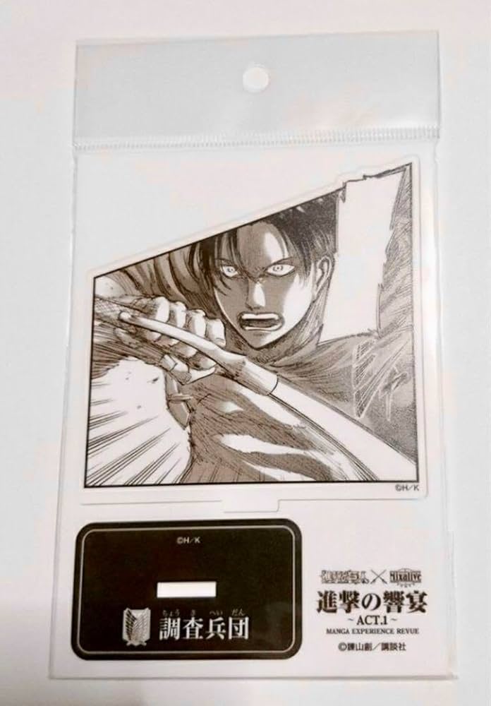 進撃の巨人 ヘキサライド 缶バッジ リヴァイ 全種セット 進撃の巨人」より、新商品が登場！アトラクション施設「hexaRide
