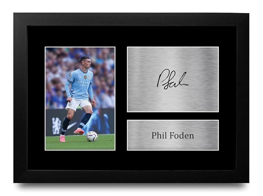フィル・フォーデン イングランド代表 直筆サイン入りフォト マンチェスターシティ Amazon.co.jp: HWC Trading Phil Foden マンチェスターシティ