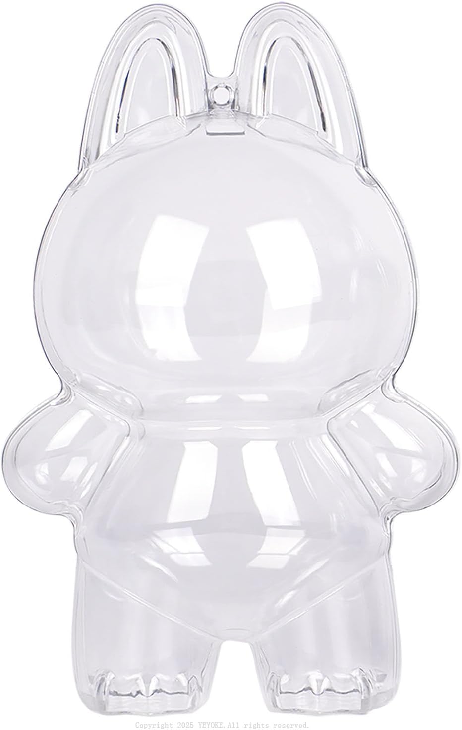 Product image of Protective Case Compatible with LABUBU Doll - Crystal-Clear Hard Display Box with Keychain & Dustproof Cover, Secure Backpack Hooks for Shelf/Outdoor Showcase (Doll Not Included)(Standing)