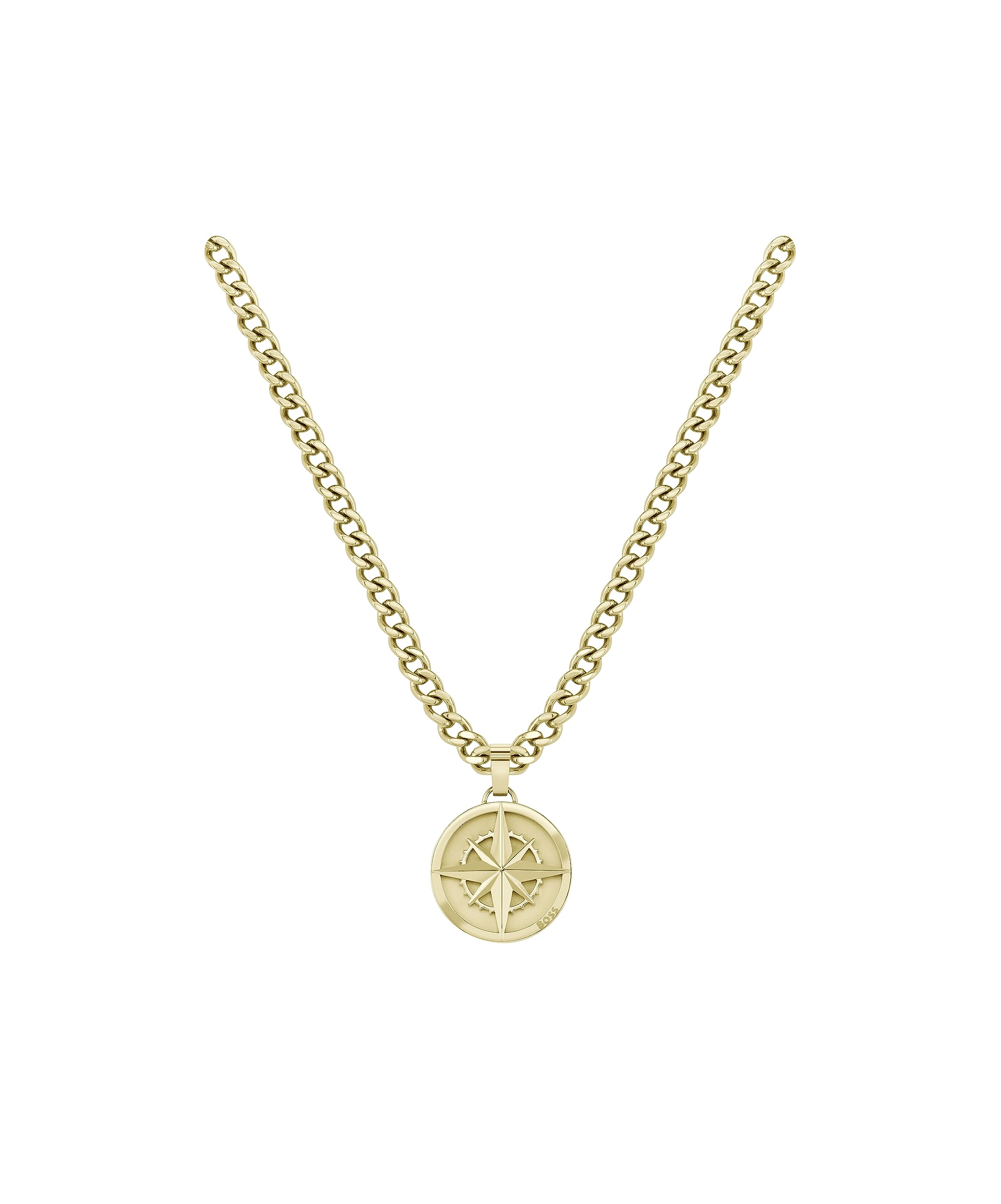 BOSS Jewelry Męski naszyjnik wiszący z kolekcji NORTH ze stali nierdzewnej