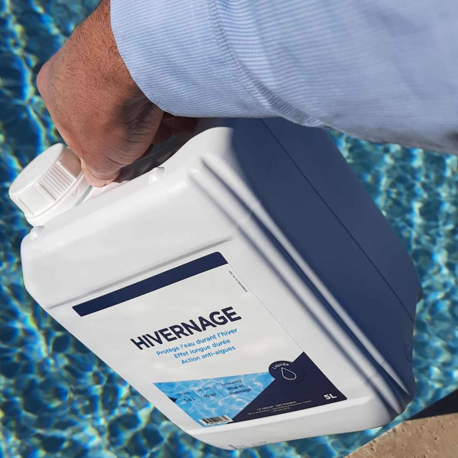 Produit Hivernage Piscine - Anti Algues - Anti Dépôts - Bidon 5 litres - Gamme Access