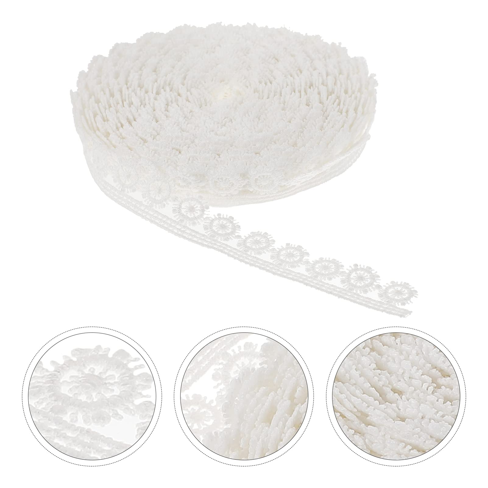 Operitacx 4rollos Encaje Decorativo De Cinta De De Para Decoración De Bodas y Manualidades Material Para Ropa y Accesorios