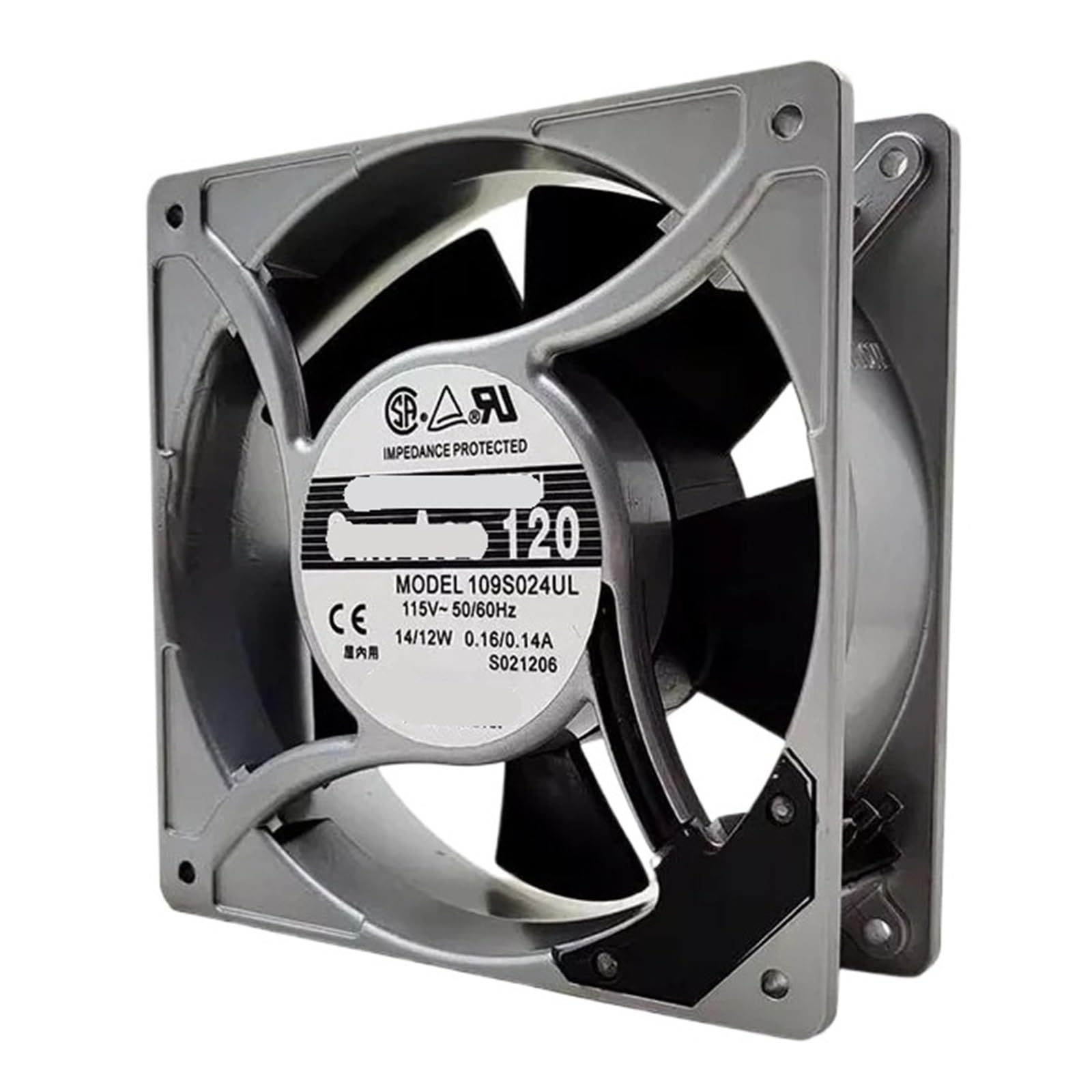 EGTDSFGJA 109S024UL AC 115V 0.16/0.14A 12038 120 * 120 * 38mm 12cm Cooling fan