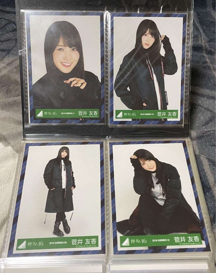 Amazon.co.jp: 欅坂46 櫻坂46 菅井友香 生写真 4種コンプ ガラスを割れ