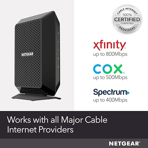 Miniatura 3 de NETGEAR - Módem de cable compatible con todos los proveedores de cables, incluyendo Xfinity by Comcast