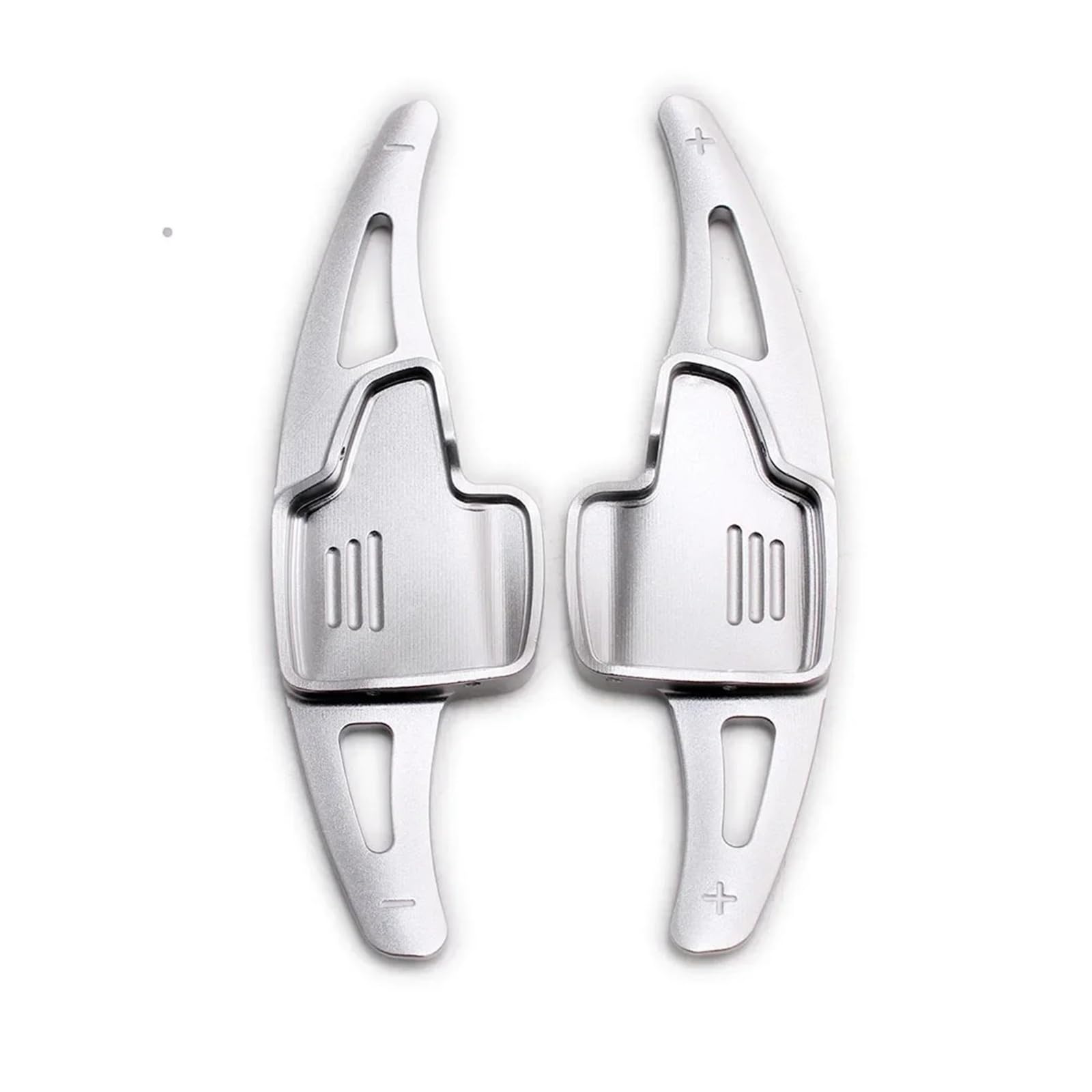 PLMNHSS Car Steering Wheel Shift Paddle Blade for for Puma for Ecosport for Focus for Titanium for ST for Wagon for Kuga for EcoBoost Car Wheel Shift Paddle Shifter(Silver)