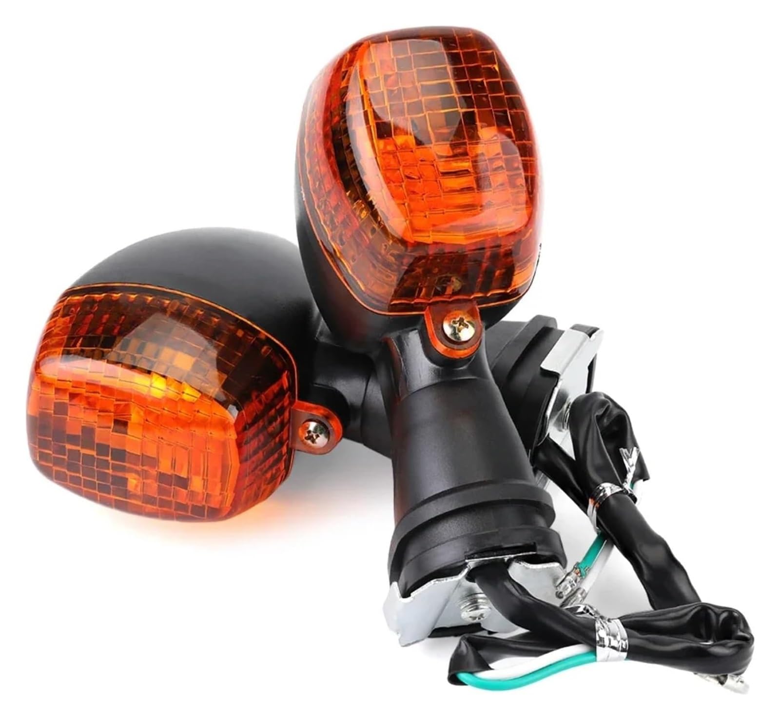 Indicatore Direzione Anteriore per ZXR250R 1989-1991 per ZXR250 1991-1999 Motocicletta Freccia Indicatore di Direzione Lampada Luci(2 Pieces Amber)