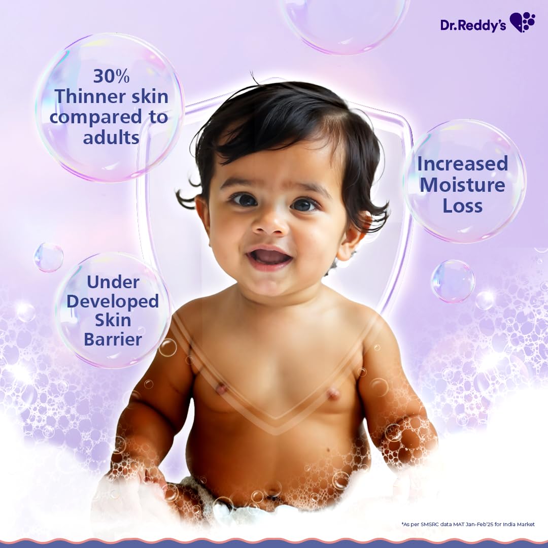 Venusia Baby Mild Bathing Bar | Non-irritating, pH 5.5 and Paraben Free | Enriched with Shea Butter, Olive Oil and Avocado Oil| Dermatologist recommended no 1 brand | 75g 1