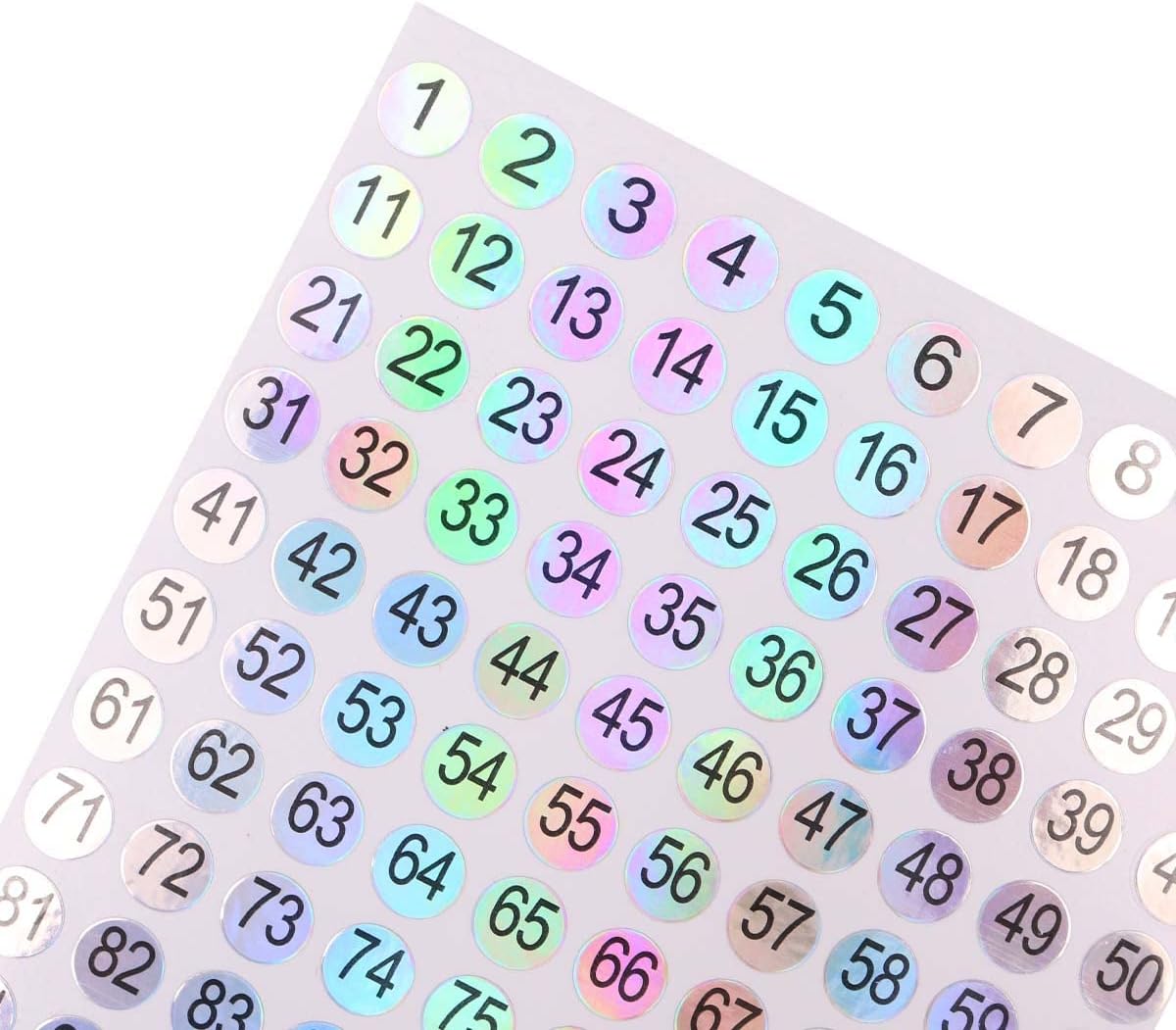 Tiardey 20 Sheets 1 to 200 Consecutive Laser Number Stickers 0.4 Inch Small Self-Adhesive Number Labels for Home School Office Decoration 7 61di4jLwpwL. AC SL1200