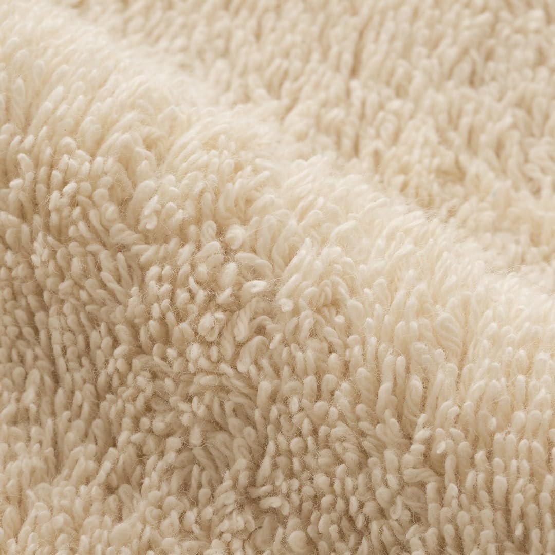 BOHEME | Lot de 3 serviettes premium 700 g/m² | Beige | 1(30x50) + 1(50x100) + 1(100x150) | 100% coton doux et absorbant | Séchage rapide | Lavables en machine | Utilisation quotidienne