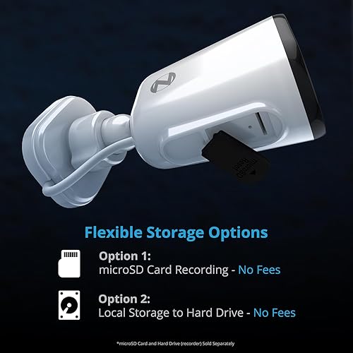 Miniatura 6 de Night Owl Cámara de disuasión inalámbrica 2K HD para interiores y exteriores con audio de 2 vías (1 cámara)