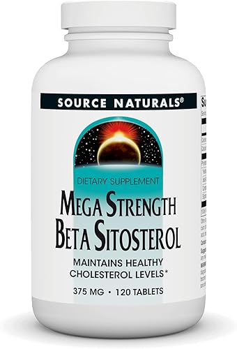 Miniatura 1 de Source Naturals Mega Strength Beta Sitosterol 375mg - 120 Tabletas