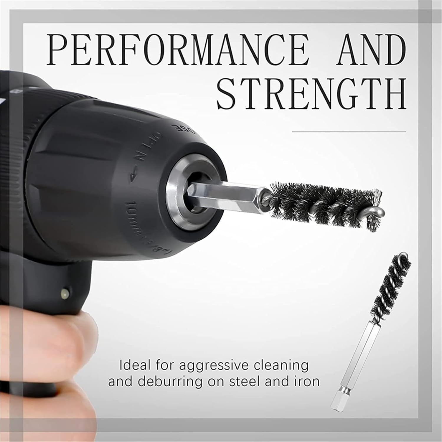 Golf Clubs Head Hosel Brush 6pcs Golf Club Brush Wire Cleaning Tool Electric Drill for Iron and Wood