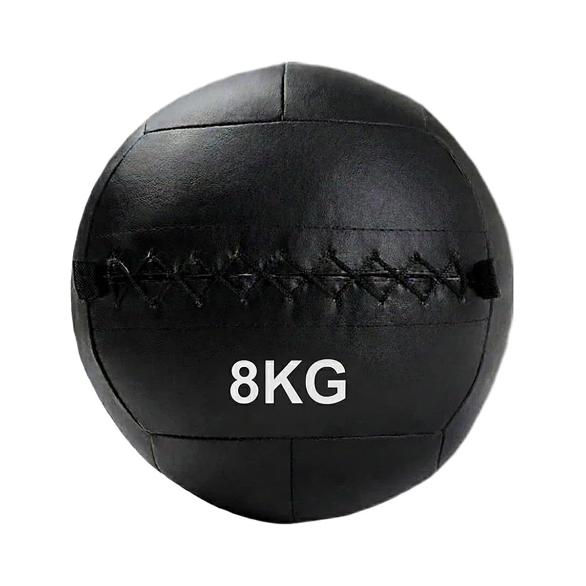 RAVIAN Wall Ball Soft Exercise Balls, Non-Bounce Vinyl Weighted Fitness Balls for CrossFit, HIIT, Strength & Core Training, 2kg–10kg Home Gym (8 Kg)