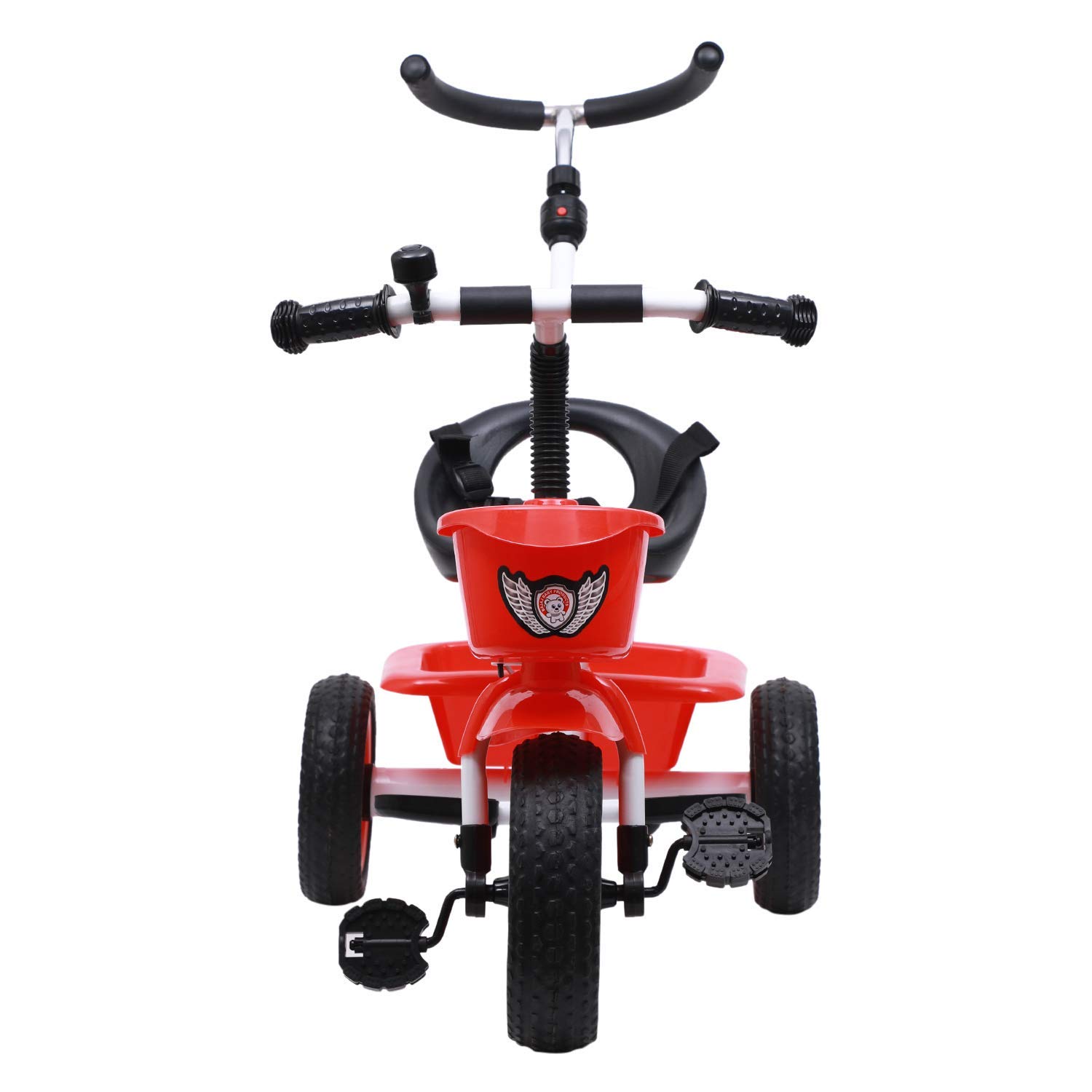 JoyRide Metal Tricycle with Parent Push Handle (red) 3