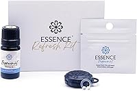 Vista 24 de Essence - Difusor nasal de aromaterapia portátil, anillo de nariz de aceite esencial de bergamota, inhalador de silicona para apoyo del estrés