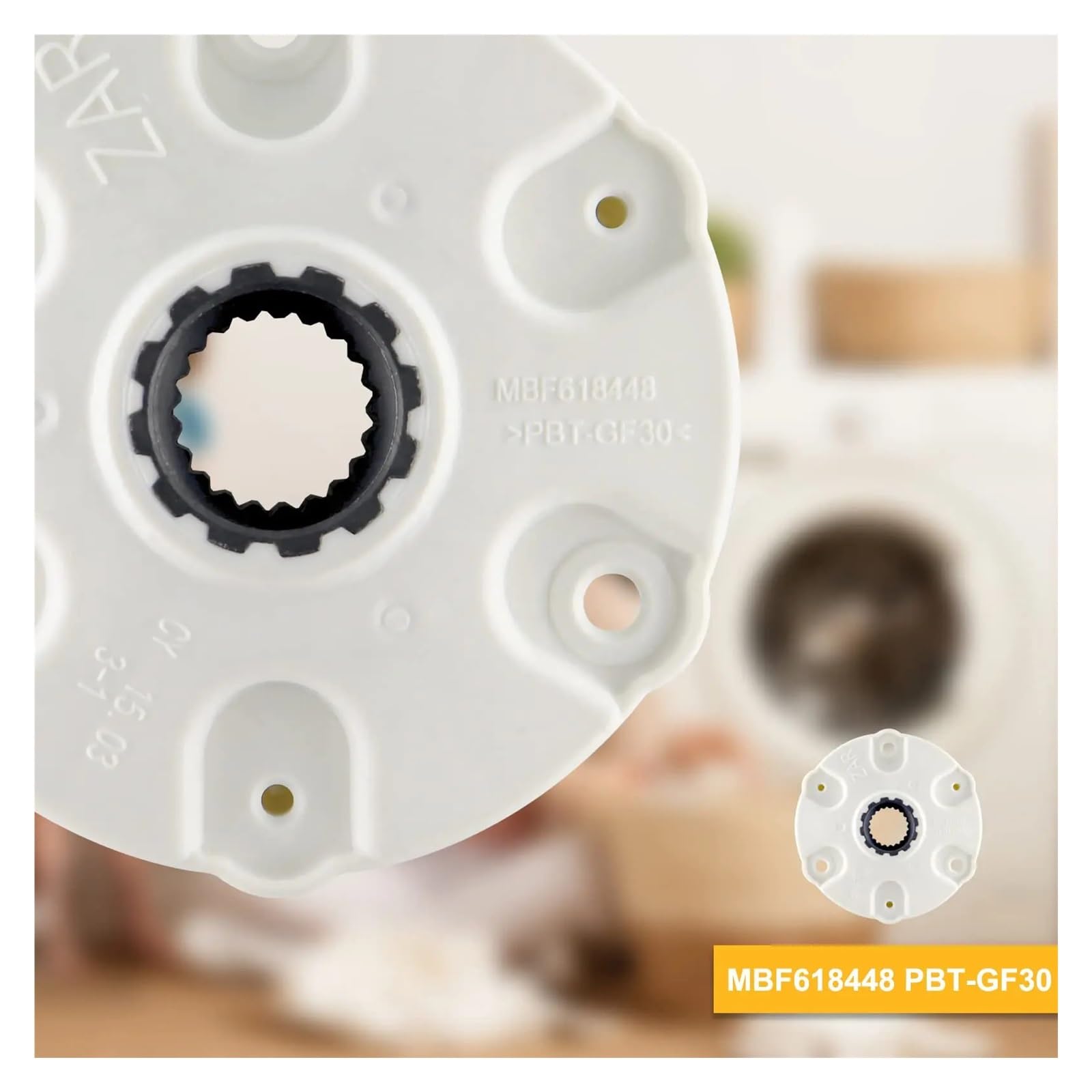 Moyeu De Rotor Lave-linge, Compatible Avec LG, MBF618448/PBT-GF30