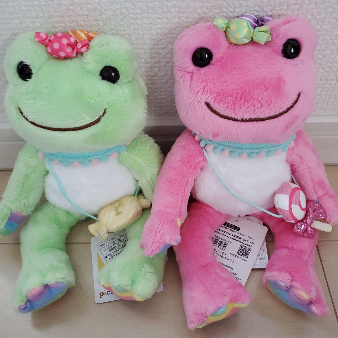 Amazon.co.jp: かえるのピクルス 虹色キャンディ ビーンドール ピンク