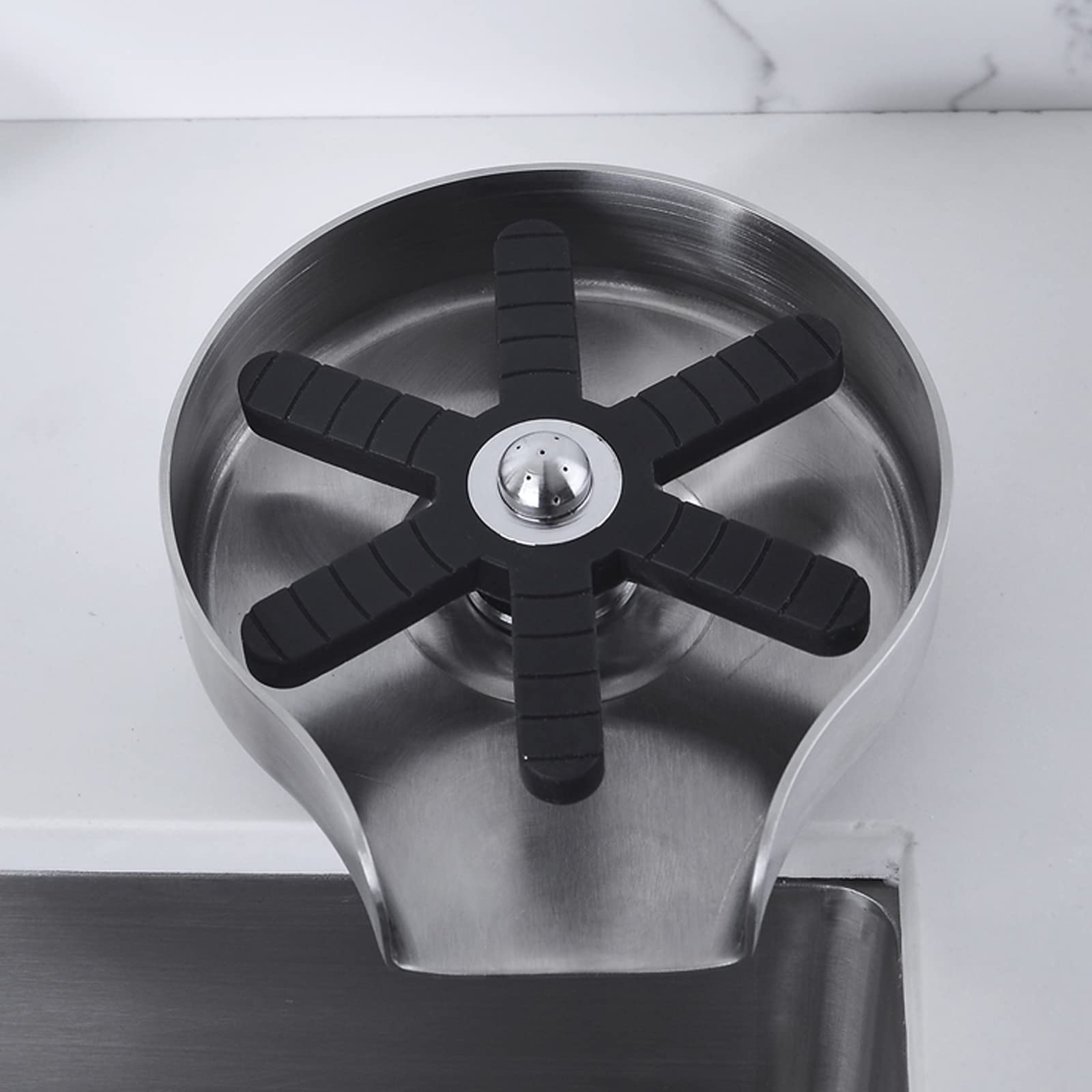 Sciacquatrice Automatica per Bicchieri in Acciaio Inossidabile, lavabicchieri Professionale per lavabicchieri, per lavelli da Cucina Bar Caffetteria