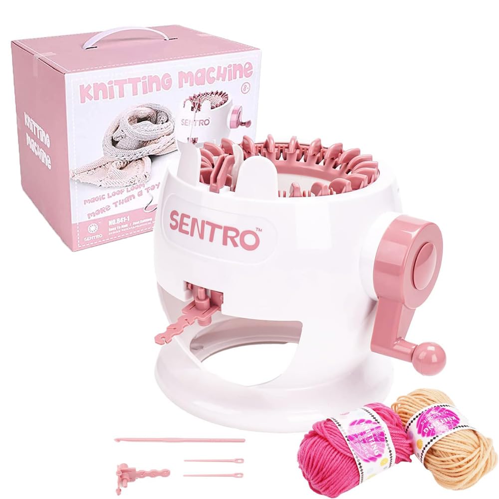 Máquina de tejer 22 agujas, kit de máquina de tejer doble, kit de máquina de tejer doble giratoria para Dults o niños, regalo de punto, bufanda, sombrero, calcetín, l11 (22 l1)