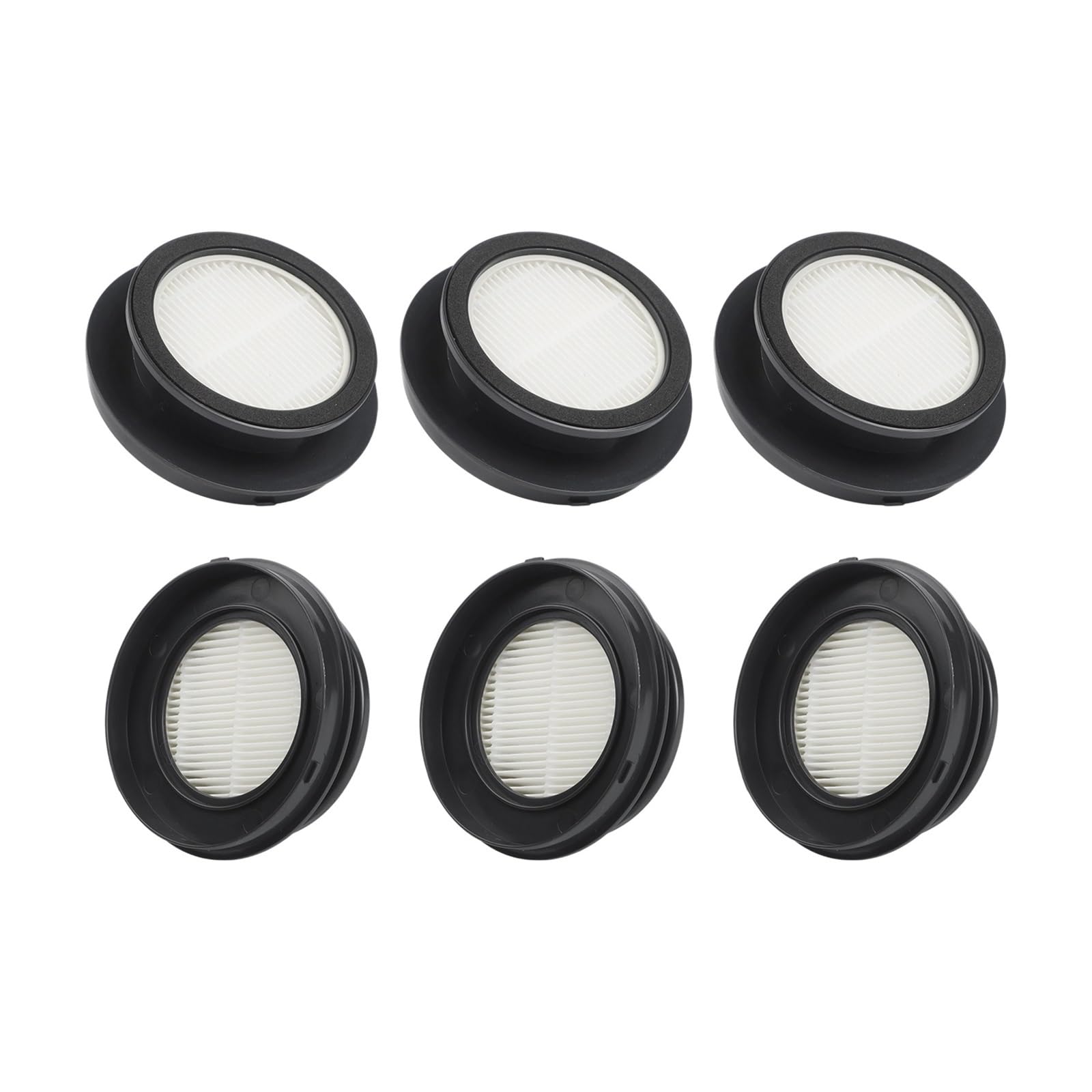 Kvcccss Set1 2/4/6 Pcs Reusable Hepa Filter ，Compatible For Laresar，V7 Home Handheld Vacuum Cleaner Accessories Filter Element(Set1)