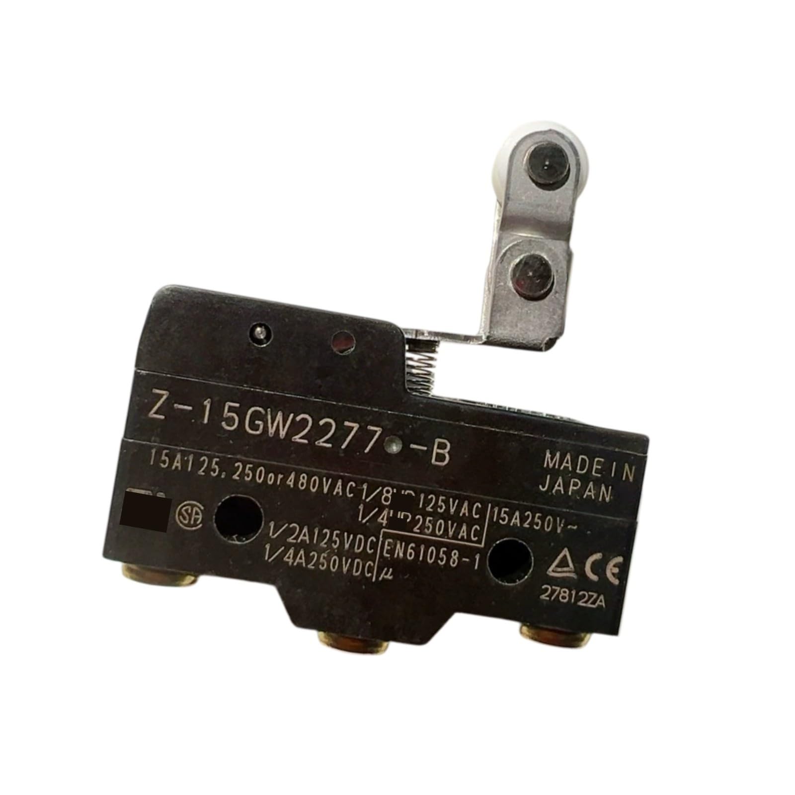 5 microinterruptores Z-15GW2277-B, Interruptor de límite.