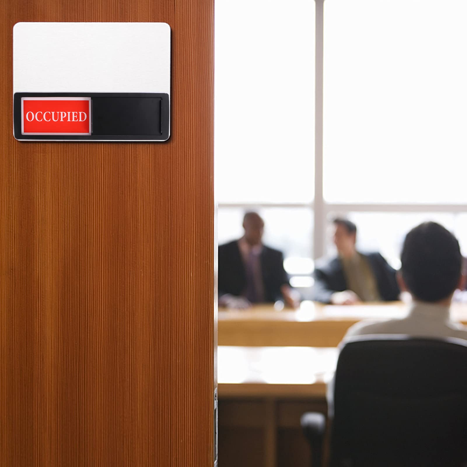 NUOBESTY 10piezas Letrero Magnético De Privacidad Deslizante Para Indicador Ocupado Vacante Para Sala De Reuniones Señal De No Molestar