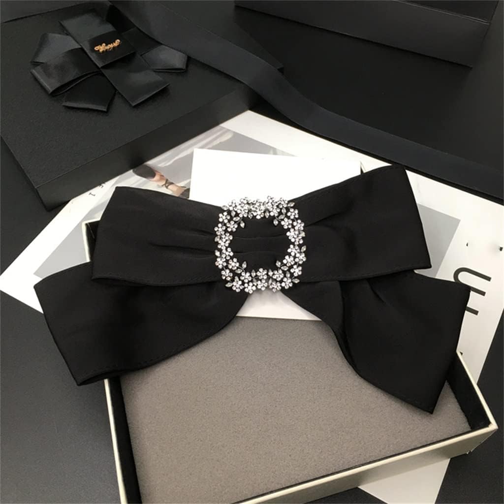 ヘアクリップ ボウ ポニーテール クリップ 大人用 生地 ハーフヘアクリップ レディー トップクリップ 水平クリップ 頭飾り 女性