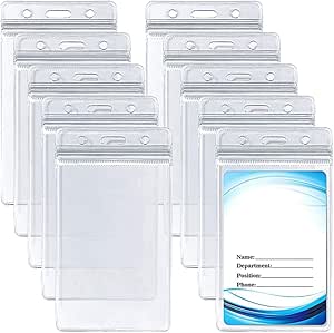 100 Supporti Per Carte In Plastica Trasparente - Portacarte Per Giochi, Menu, Prezzi 24x10x2 Mm - Foto 6