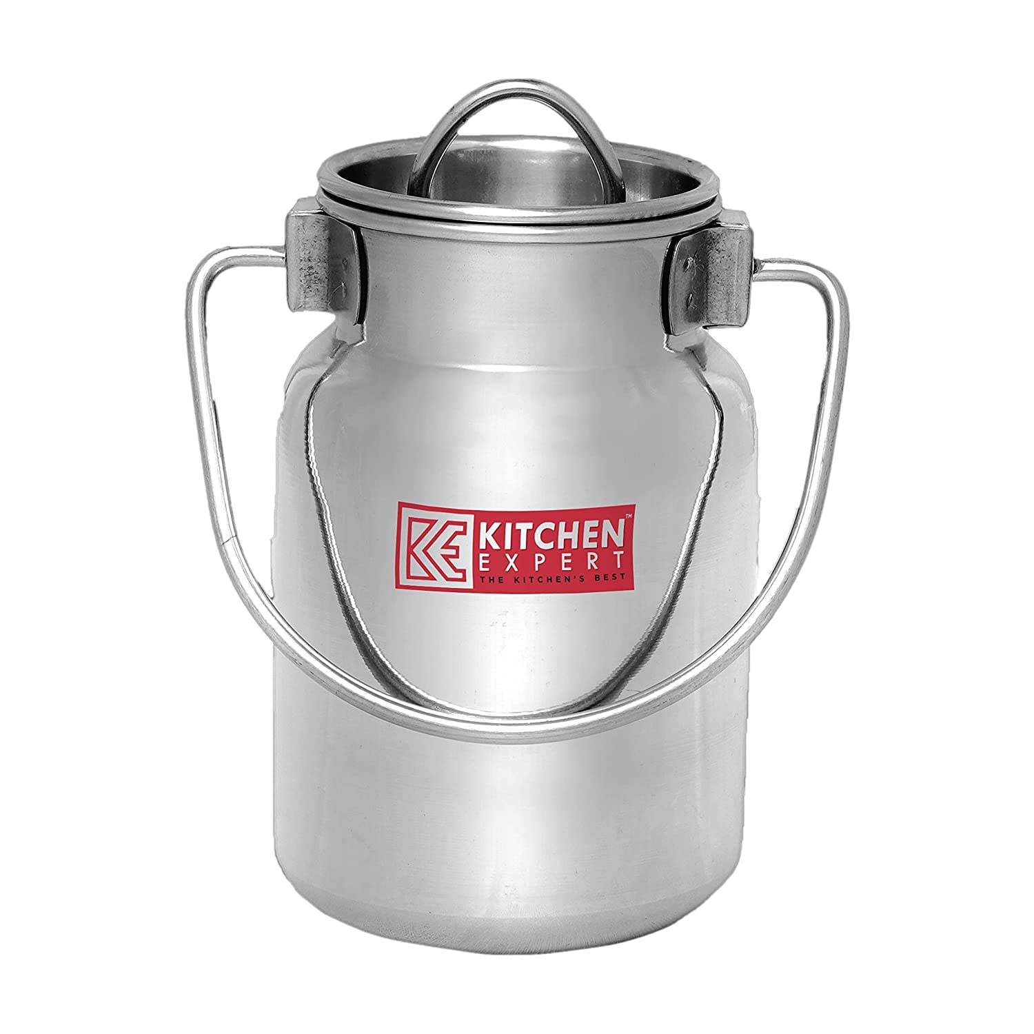 Kitchen Expert Steel Mini Ghee Barni | Oil Can | Milk Pot | Oil Can for Mandir | Pooja Gar - Capacity 150 ML.
