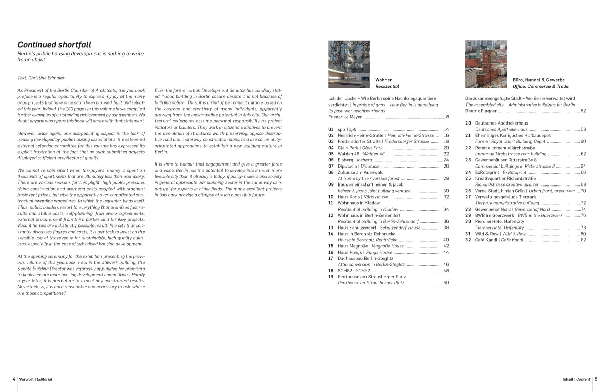 Architektur Berlin. Building Berlin, Vol. 10