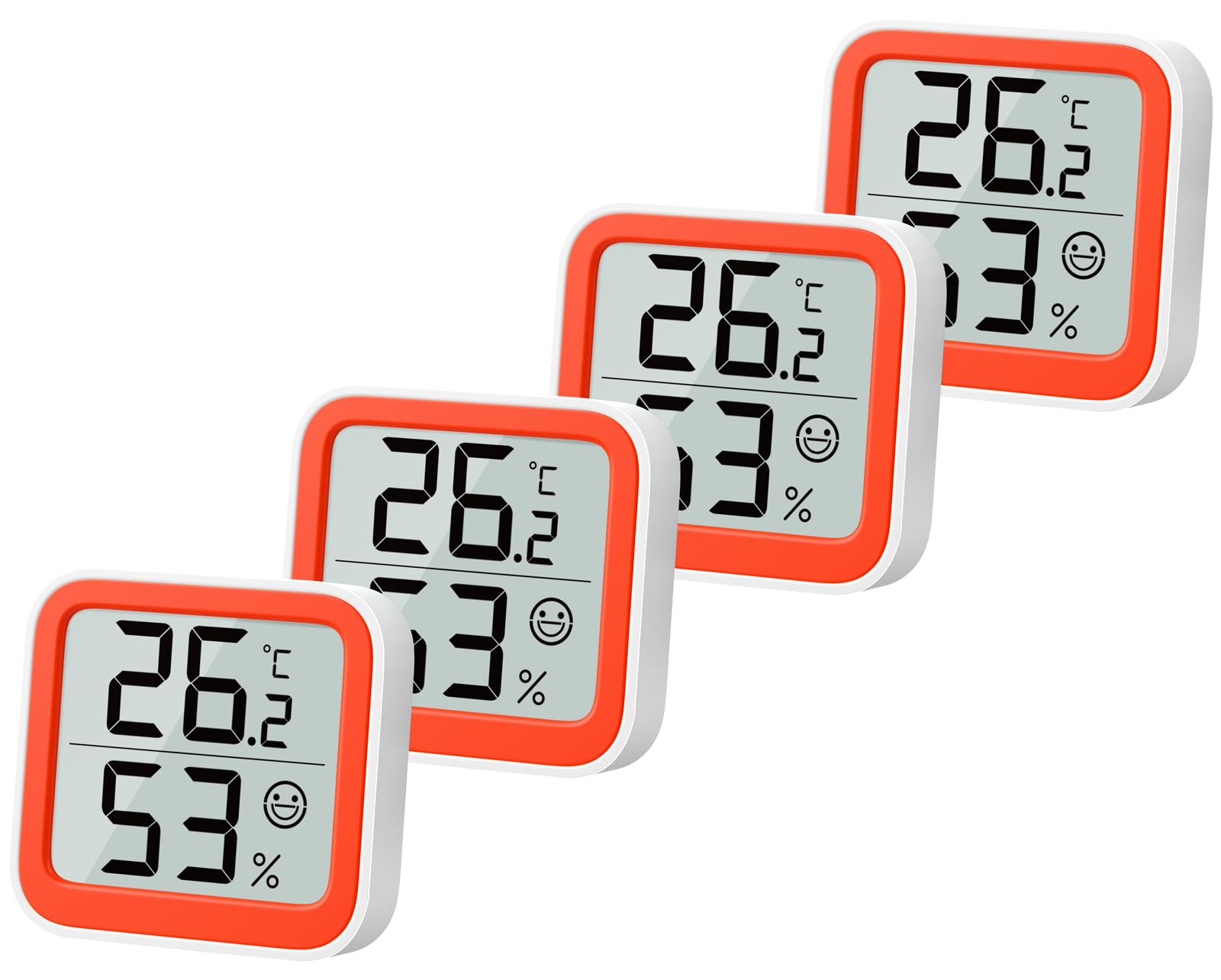 NOKLEAD Thermometer Luftfeuchtigkeitsmesser im Inneren Mini-