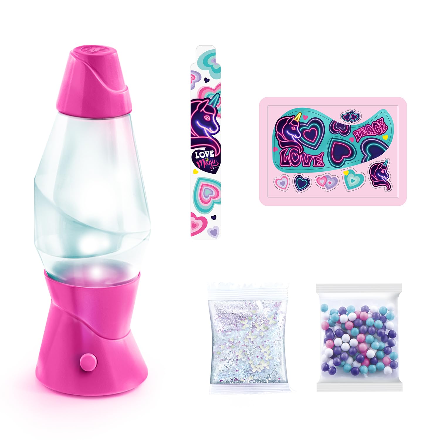 Canal Toys - Style 4Ever - Mini Lámpara de Lava | Con Decoraciones y Brillantes