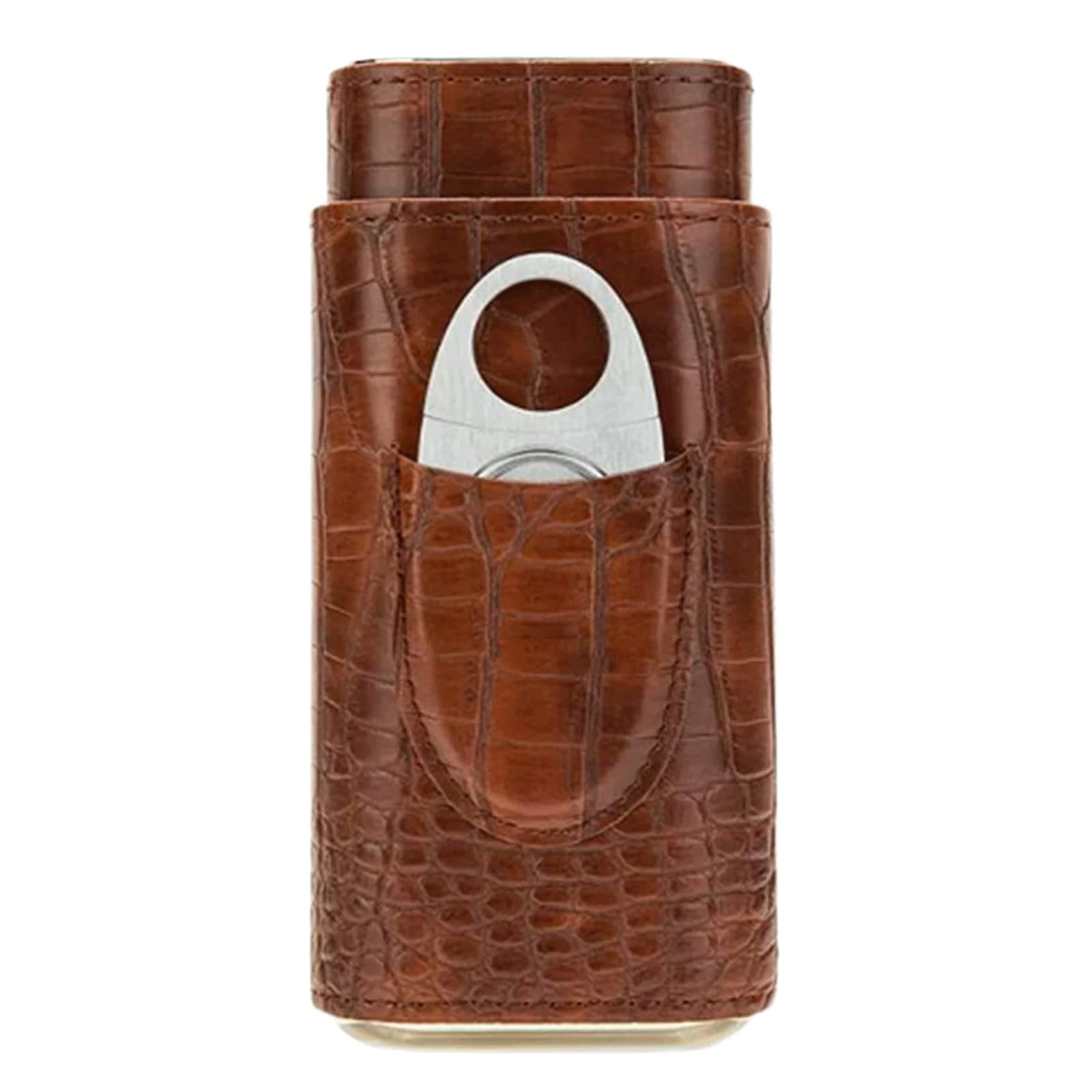 Scatole per sigari, umidificatori, compatti e Porta sigari Ceinterior Scatola per sigari in Pelle con Esterno in Pelle Humidor per sigari con tagliasigari