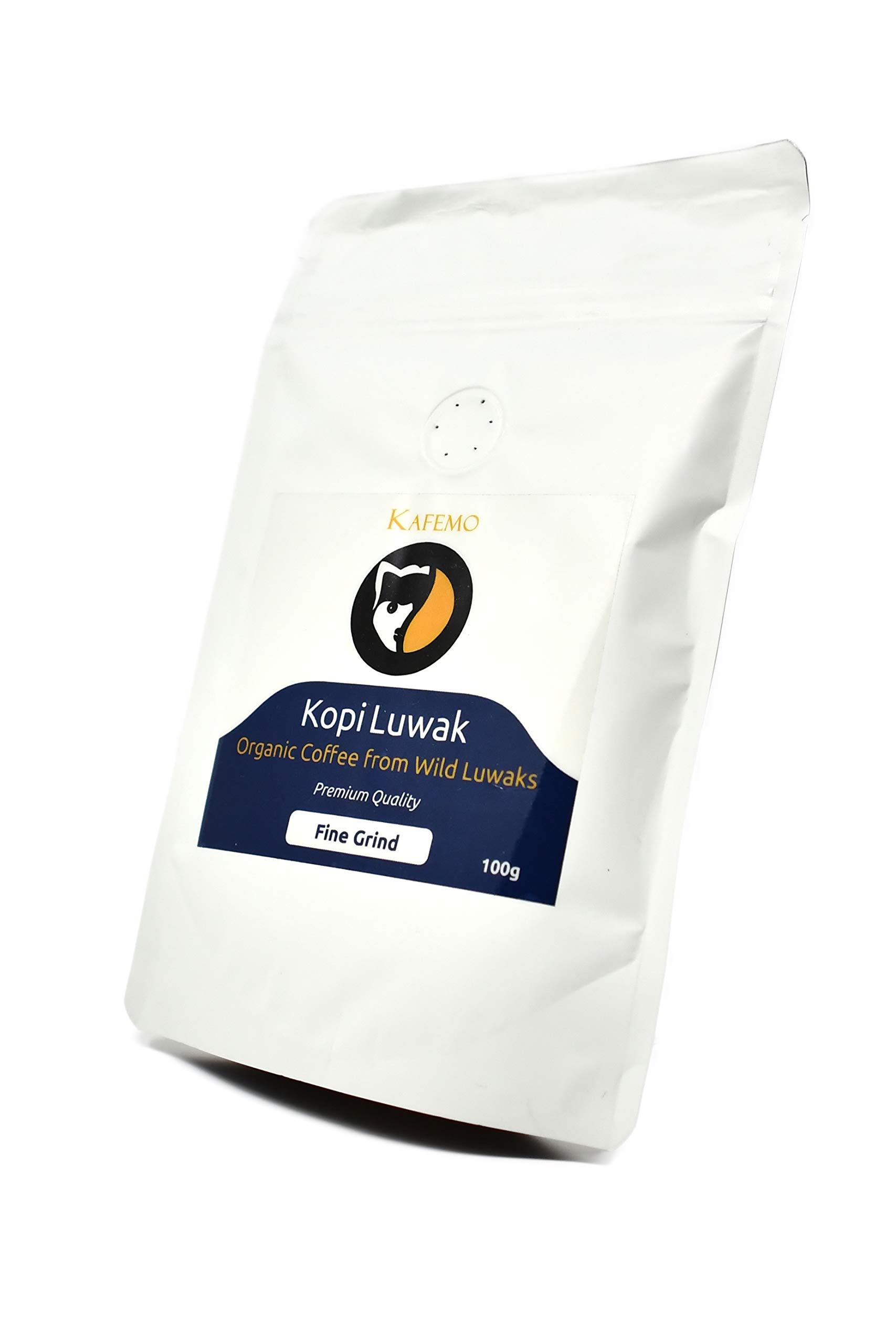 Kopi Luwak Premium (Kaffee aus wilden Luwaks) - Moulu Fin - Der seltenste Kaffee der Welt -