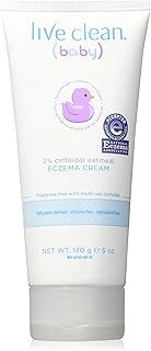 LIVE CLEAN Colloidal Oatmeal Eczema Cream, 6 OZ