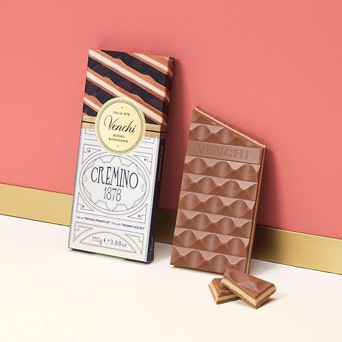 Miniatura 6 de Venchi - Paquete de 6 chocolate blanco con nueces saladas y barras de cremino, 22.57 oz - Sin gluten - Paquete familiar