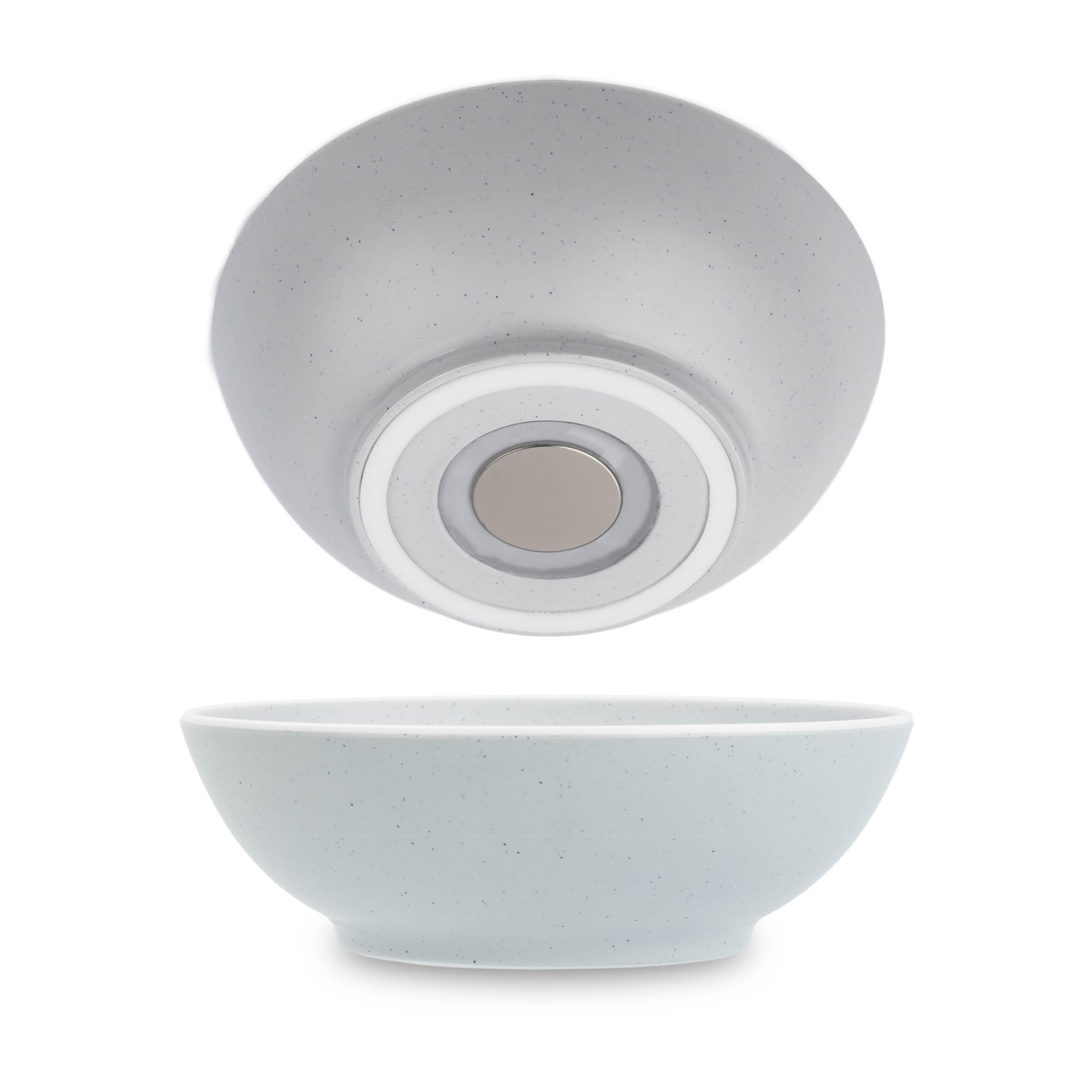 silwy® Magnet-Bowls DOLOMIT – 2er-Set | Ø 16 cm | Magnetische Kunststoff-Schüsseln mit Anti-Slip-Ring | Für Wohnmobil, Camping & Boot | Bruchsicher, leicht & rutschfest | Made in Germany