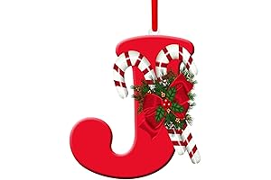 26 Pcs Personalized Letter Christmas Ornament