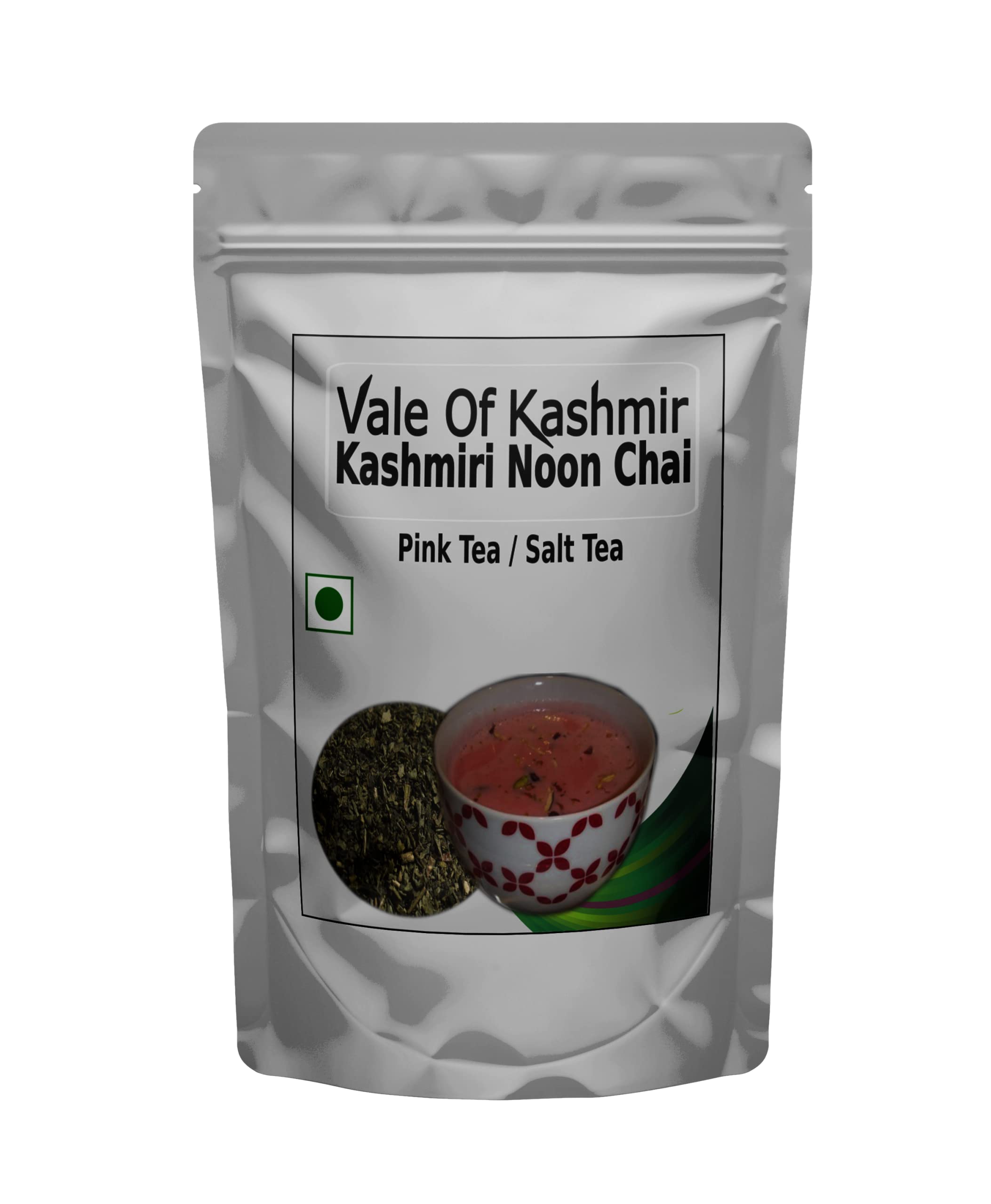 Vale Of Kashmir Kashmiri Noon Chai 1kg | Kashmiri Salt Tea | Kashmiri Pink Tea | with Soda Powder