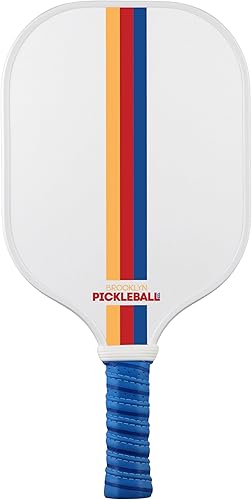 Brooklyn Pickleball Co Paleta de pickleball  Fibra de carbono grafito  Núcleo de panal  Agarre cómodo antideslizante acanalado  Individual  Raquetas
