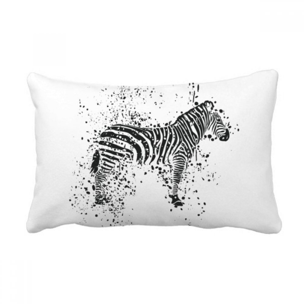 Coussin lombaire Mexicaine Zebra oreiller déco canapé 40x60 cm